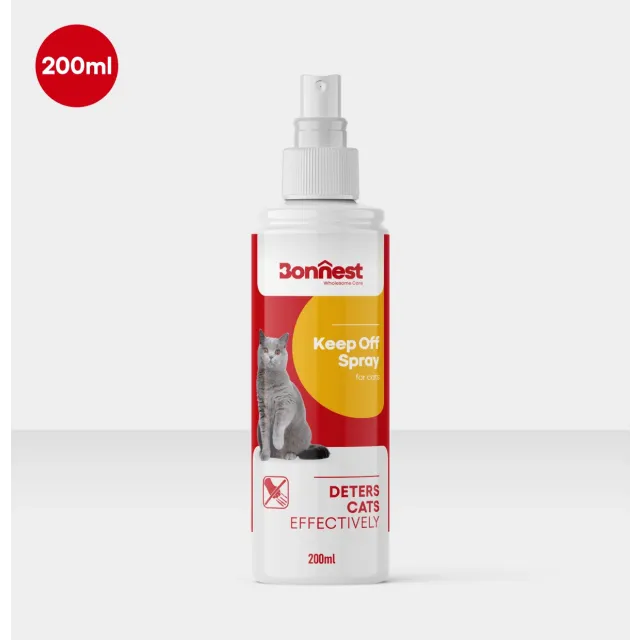 اسپری بازدارنده گربه با رایحه لیمو شیرین 200میل Bonnest Keep Of Spray (Cat) 