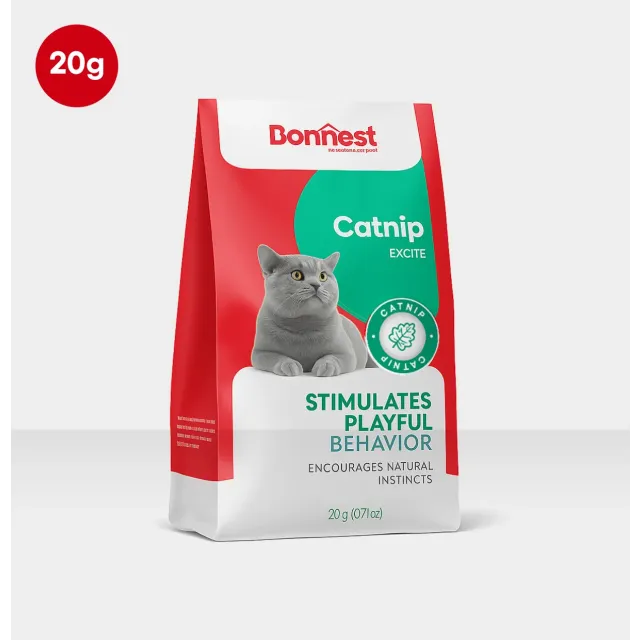 علف گربه کت نیپ بونست برای نشاط گربه Bonnest Catnip Catnip Excite 20g