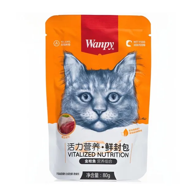 پوچ گربه ونپی ماهی تن  Wanpy Pouch Tuna 