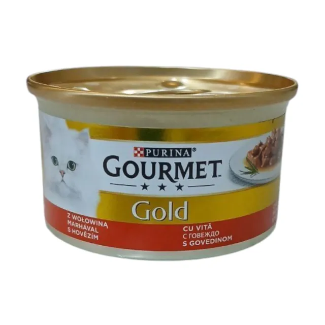 کنسرو گربه گورمه گلد بیف Purina Gourmet Gold Beef