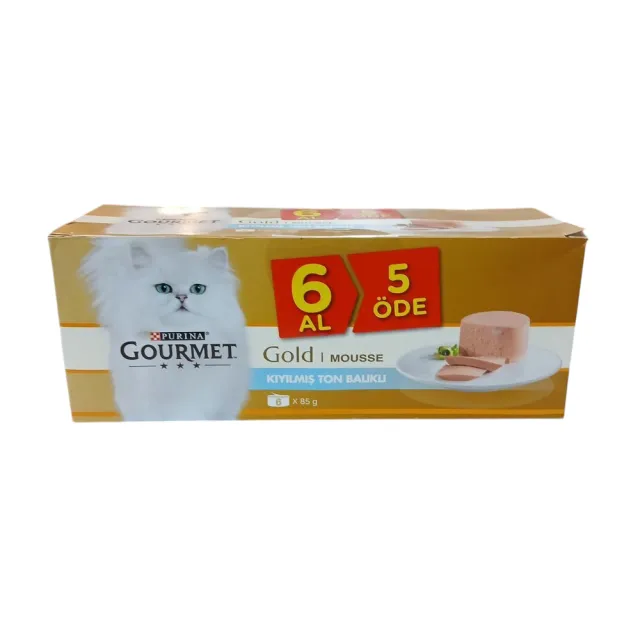 کنسرو گربه گورمه گلد پته ماهی تن Purina Gourmet Gold Pate Tuna
