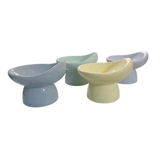 ظرف سرامیکی قارچی گربه Mushroom Bowls for Cat