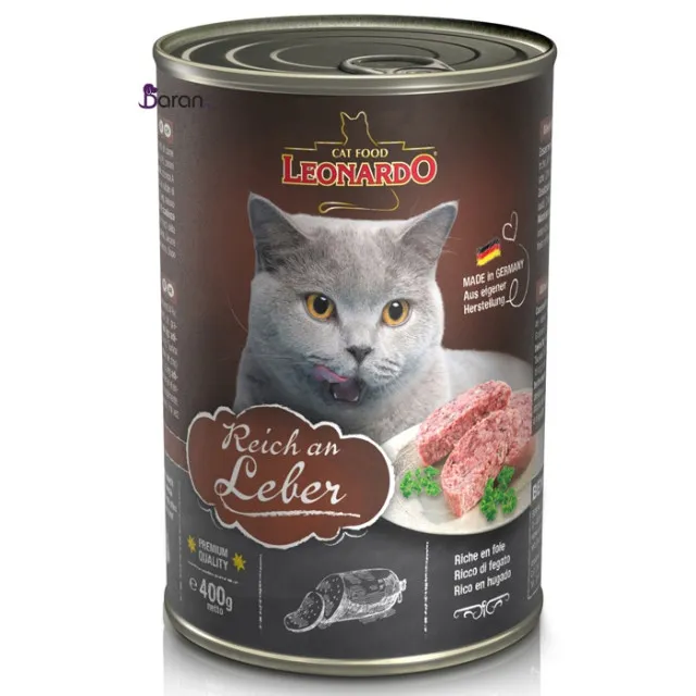 کنسرو گربه لئوناردو حاوی جگر :: Leonardo Rich In Liver