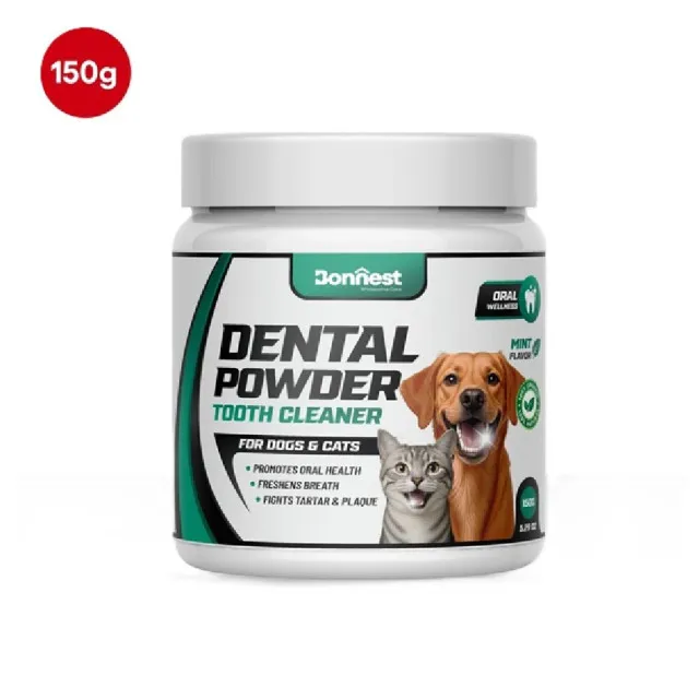 پودر تمیز کننده دندان گربه و سگ بونستBonnest Dental Powder (Tooth Cleaner)150g