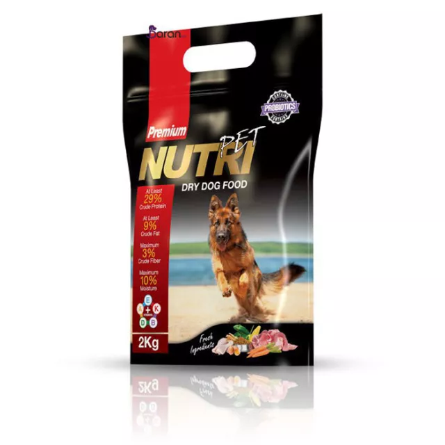 غذای سگ نوتری پت با پروتئین 29٪ (2 کیلوگرم) Nutri Pet