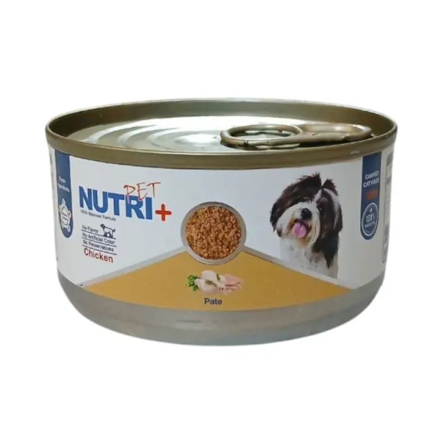 کنسرو سگ نوتری پلاس پاته مرغ (120 گرم)