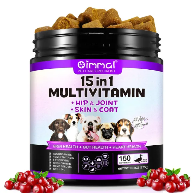 مولتی ویتامین 5 منظوره سگ اویمال :: Oimmal 15in1 MULTIVITAMIN
