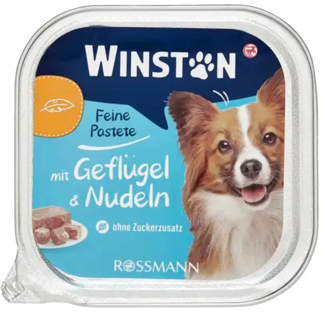 ووم سگ وینستون گوشت مرغ و نودل Winston Feine Pastete mit Geflügel & Nudeln
