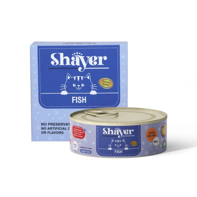 کنسرو بچه گربه شایر پاته ماهی : Shayer Fish Kitten