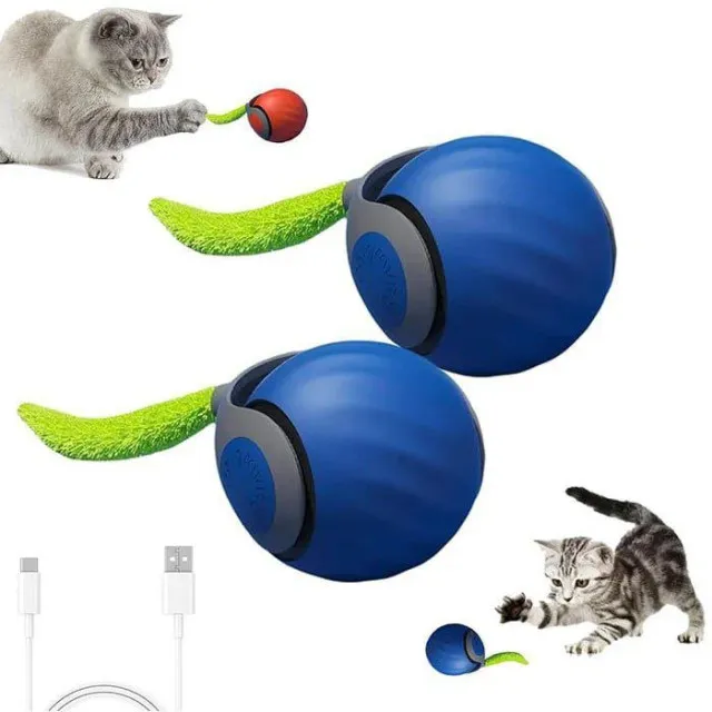 توپ شارژی هوشمند دم دار گربه Tug Ball with Tail