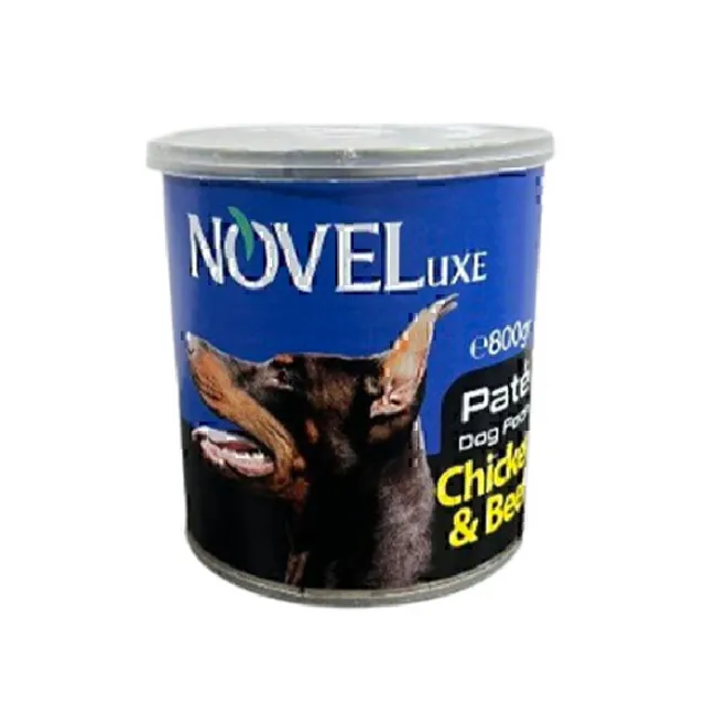 کنسرو سگ نوول پته گوشت و مرغ Novel Pate Chicken & Beef Dog Food 800g