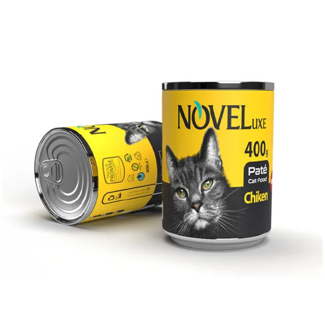 کنسرو گربه نوول پته مرغ (400 گرم) Novel Cat Pate Chicken