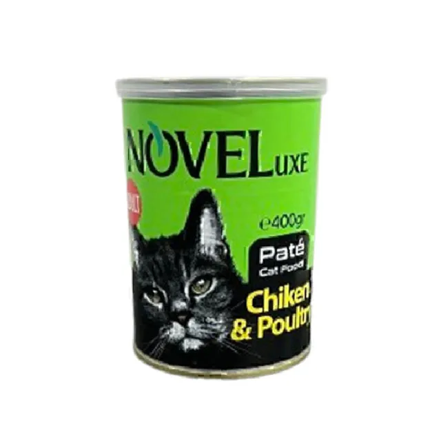 کنسرو گربه نوول پته مرغ Novel Cat Pate Chicken 400g