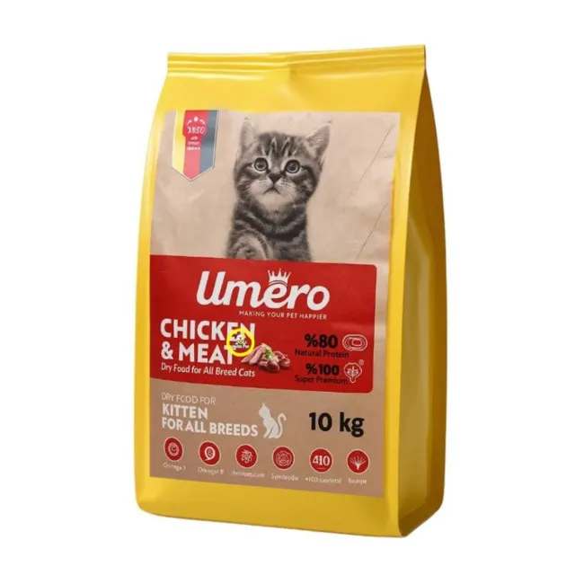 غذای خشک بچه گربه اومرو  Umero Kitten Cat Food 10kg