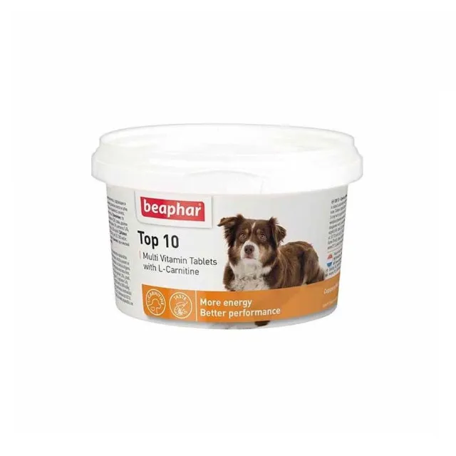 قرص مولتی ویتامین سگ تاپ تن بیفار Beaphar Top 10 Multi Vitamins for Dog