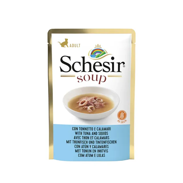 سوپ شسیر تن و ماهی مرکب Schesir Tuna and Squids