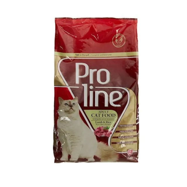 غذا خشک گربه بالغ پرولاین طعم بره و برنج ProlineAdult Cat Food Lamb & Rice 15kg 