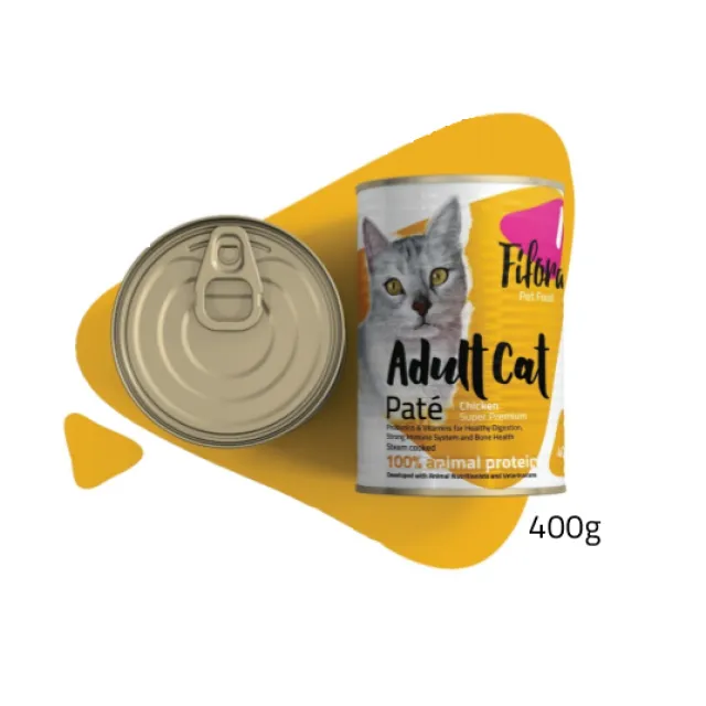 کنسرو گربه بالغ فیفورا پته مرغ Fifora Beauty Aldult Cat With Chicken 
