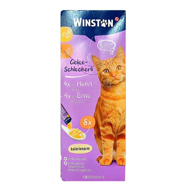 ژله بستنی گربه وینستون مرغ و اردک