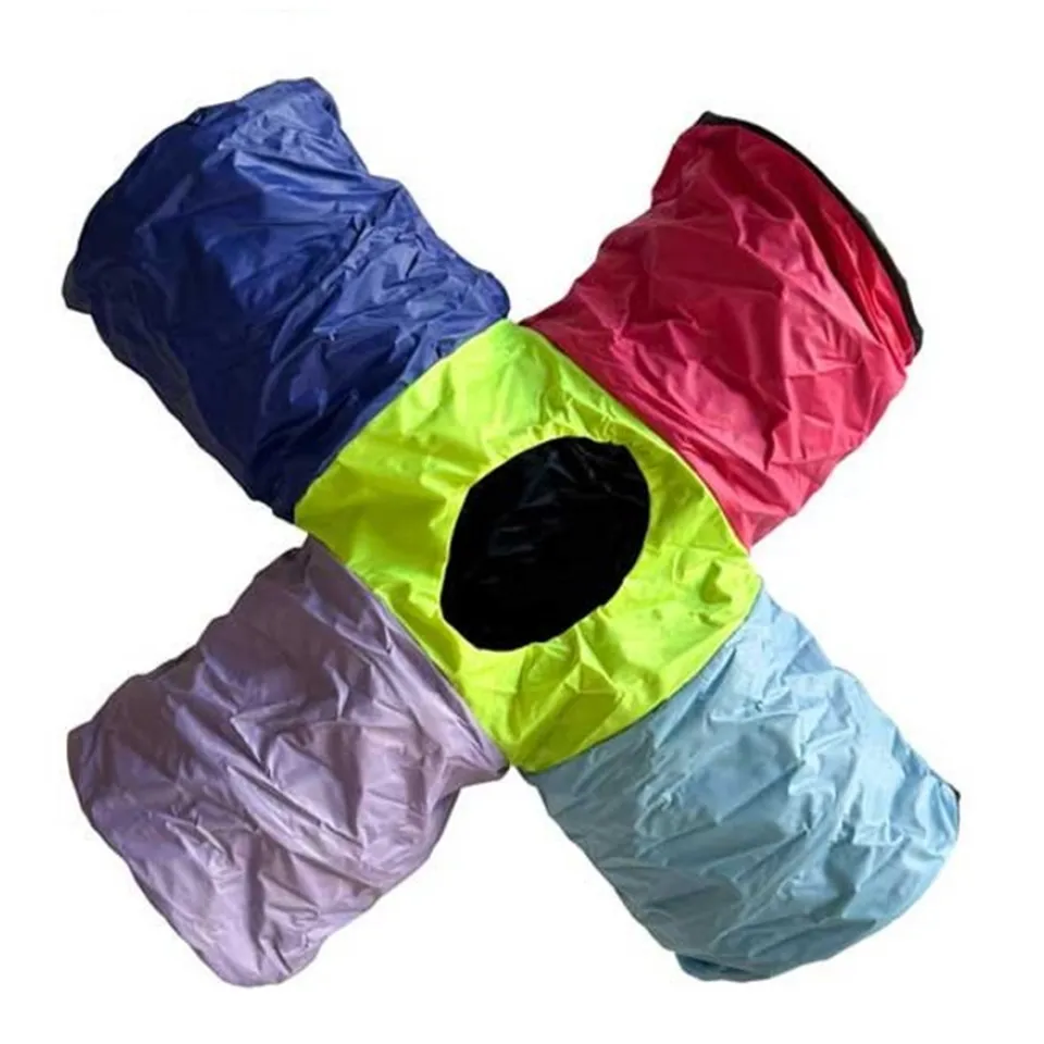اسباب بازی تونل گربه 4 طرفه حفره دار | Cat Tunnel 4Way