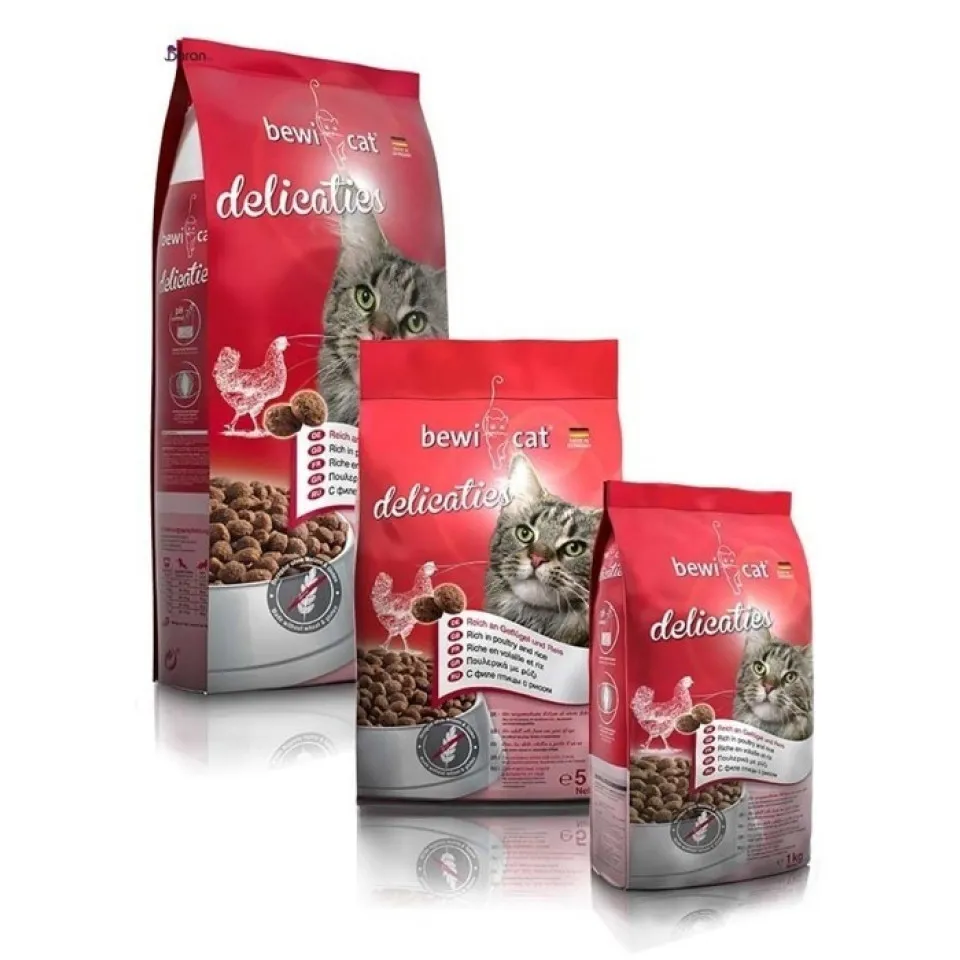 غذای گربه بوی کت بدون غلات حاوی مرغ و برنج (5 کیلوگرم) bewi cat