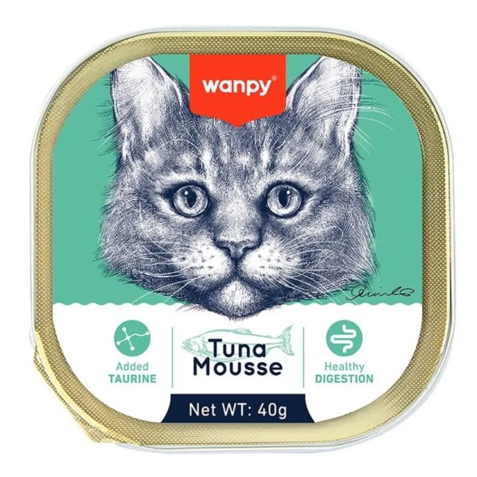 ووم گربه ونپی با طعم ماهی تن Wanpy Tuna Mousse 40g