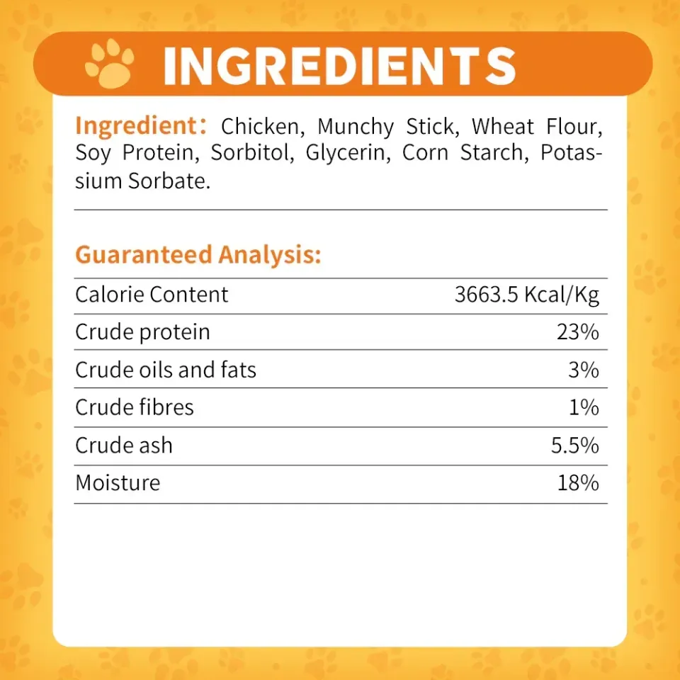 تشویقی سگ دنتالایت دمبل دورپیچ مرغ ِDentalight Chicken Licious Premium Jerky-Dumbbell of Chicken 70g
