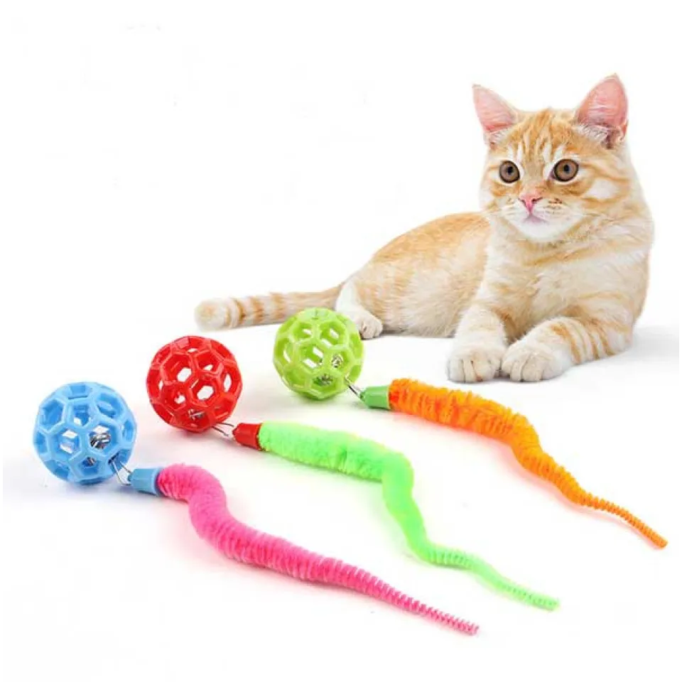 اسباب بازی گربه و سگ توپ ضد جاذبه دم دار Anti-Gravity Ball With Tail Cat & Dog Toy