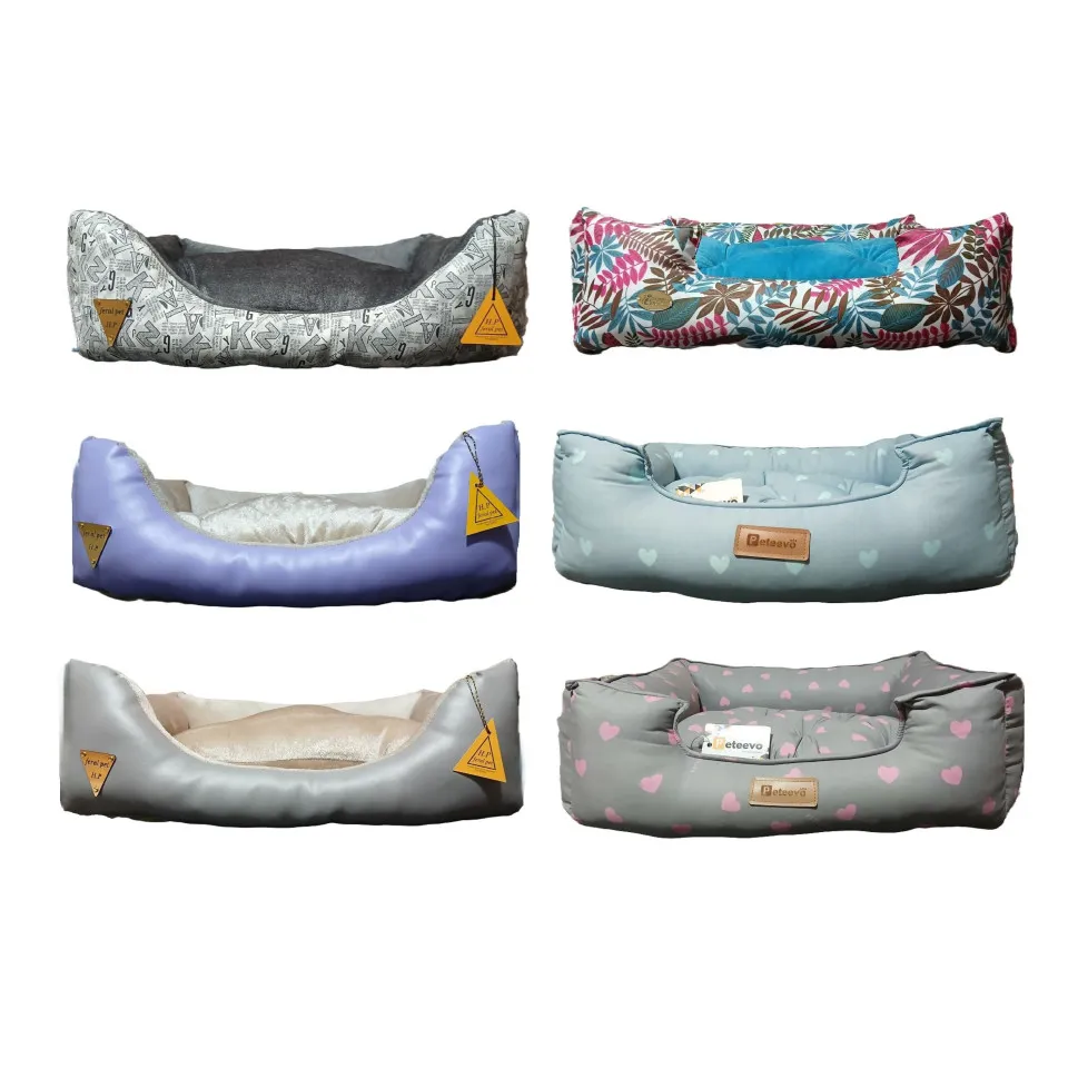 جای خواب مستطیلی طرحدار مدل کژوال پتیوو Peteevoo Casual Pet Bed-Size M