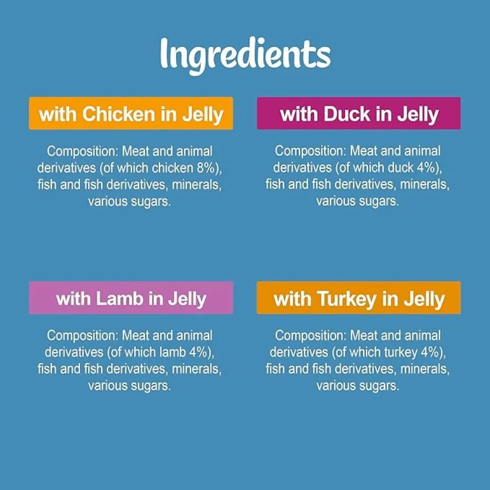 پوچ گربه فلیکس انتخاب مزرعه در ژله پک اورجینال Felix Original Farm Selection in Jelly Wet Cat Food