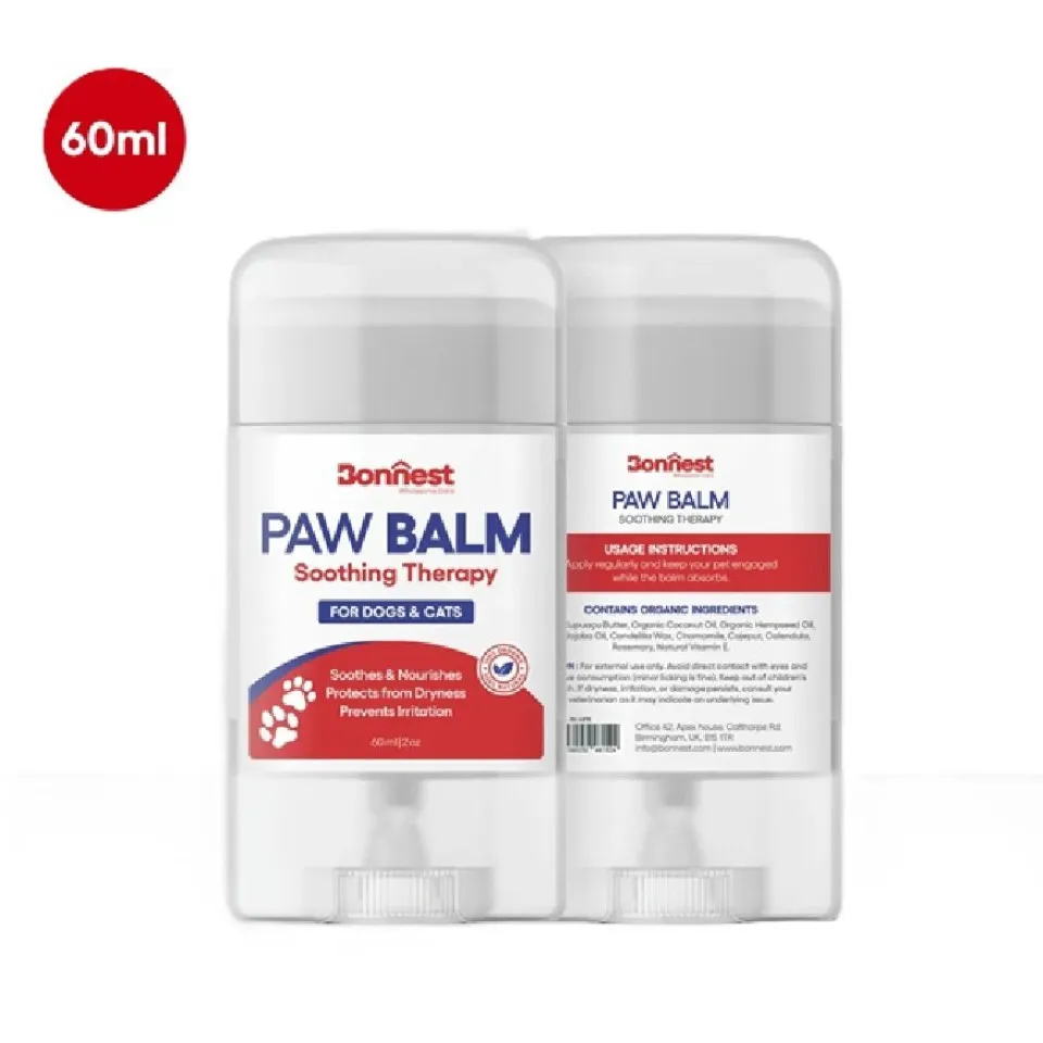 بالم تسکین دهنده و محافظ پنجه سگ و گربه بونست Bonnest Paw Soother Balm(60ml)