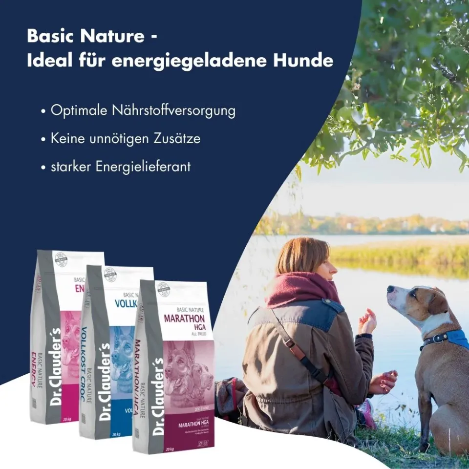 غذای خشک سگ دکتر کلادرز Dr. Clauder's Basic Nature Vollkost Croc 20Kg