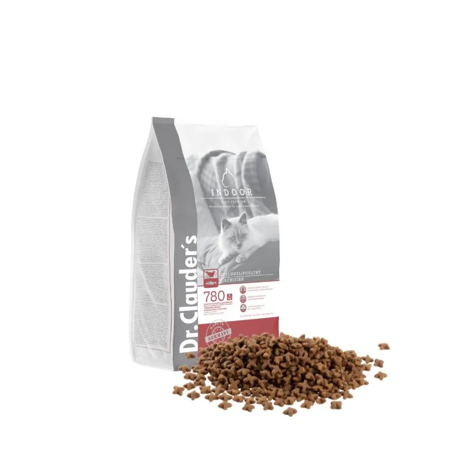 غذا خشک گربه داخل خانه دکتر کلادرز Dr. Clauder's High Premium Indoor