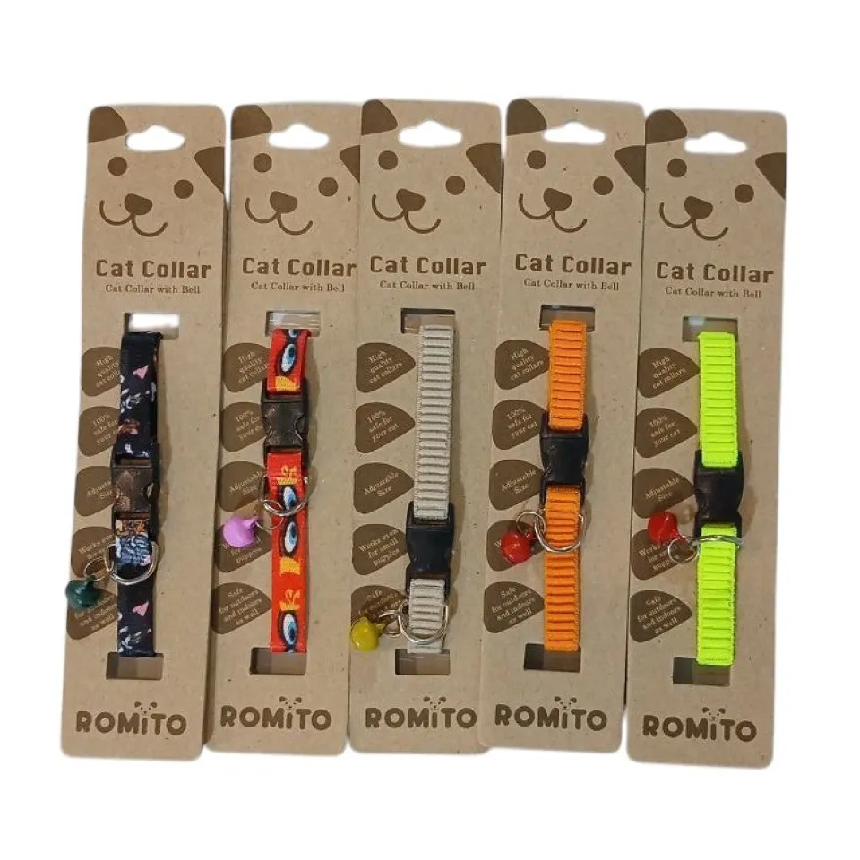 قلادہ گردنی گربه زنگوله دار Romito Cat Collar 
