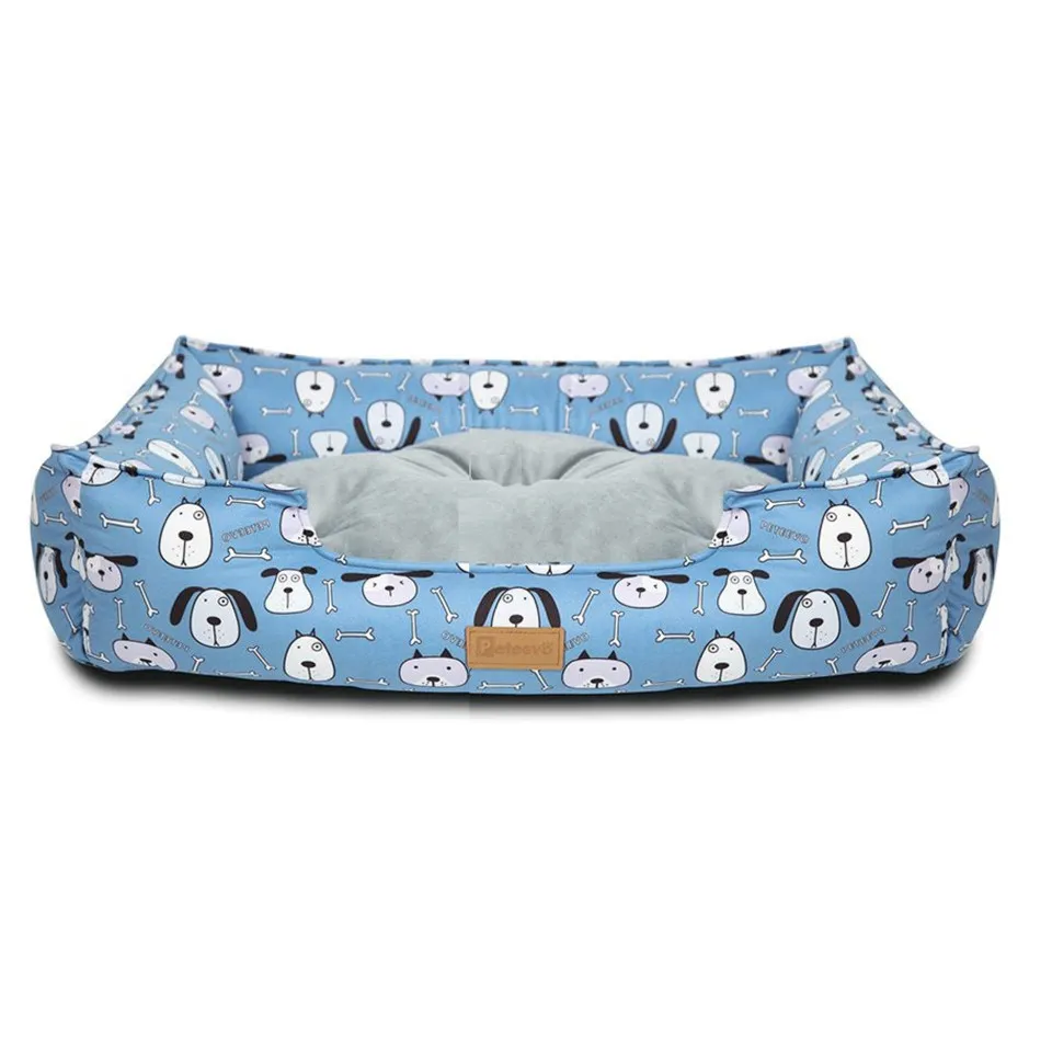 جای خواب مستطیلی طرحدار مدل کژوال پتیوو Peteevoo Casual Pet Bed-Size M