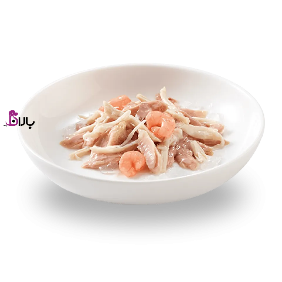 کنسرو شسیر  فیله مرغ و میگو در سس (70 گرم)
