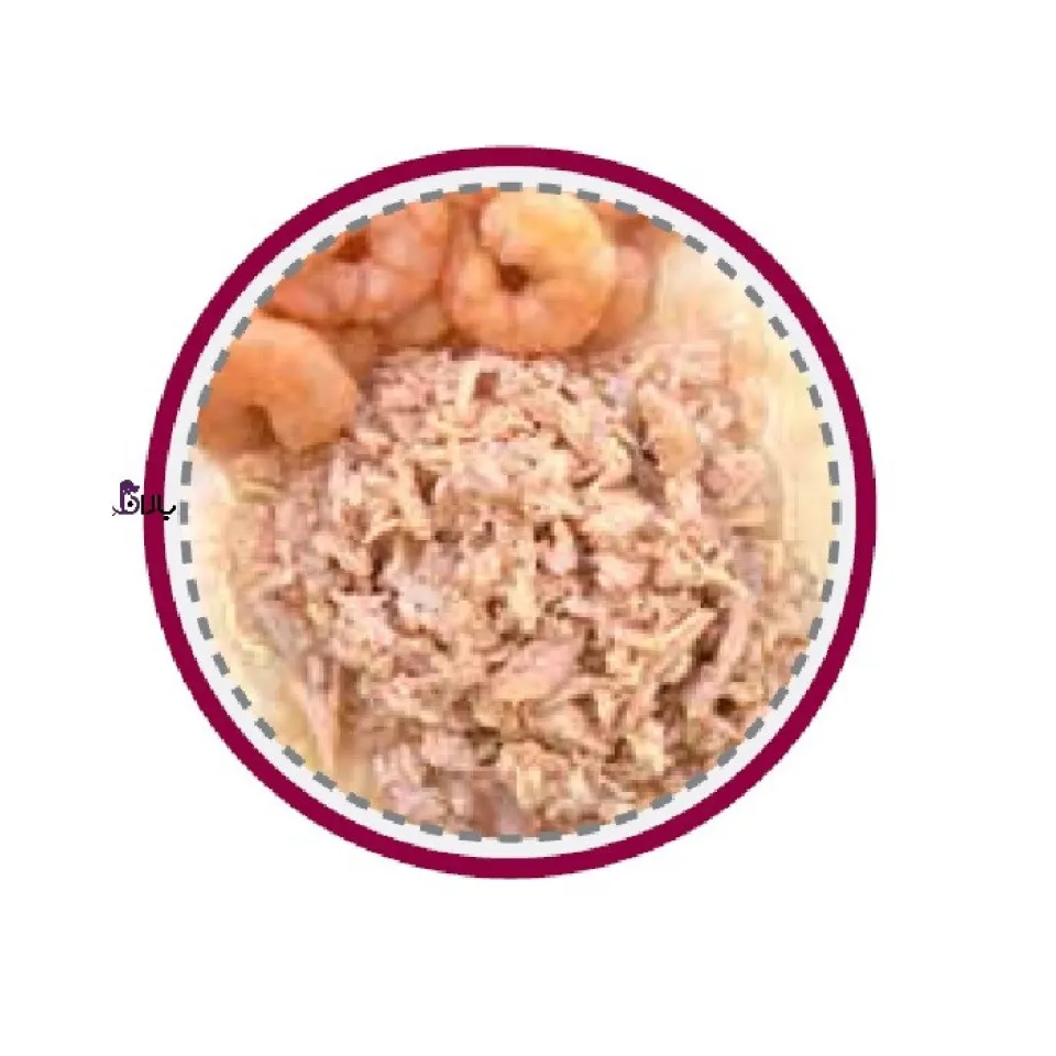 کنسرو گربه شایر حاوی مرغ و میگو (110 گرم)