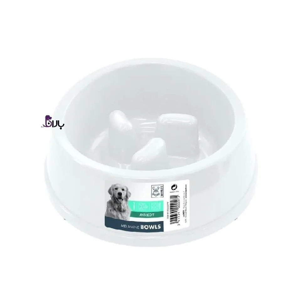 ظرف غذا آهسته خور ملامین سگ M-Pets
