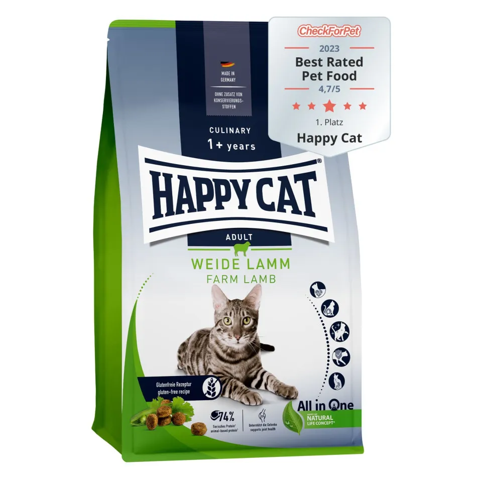 هپی کت کولیناری بره :: Happy Cat Adult Culinary Lamm