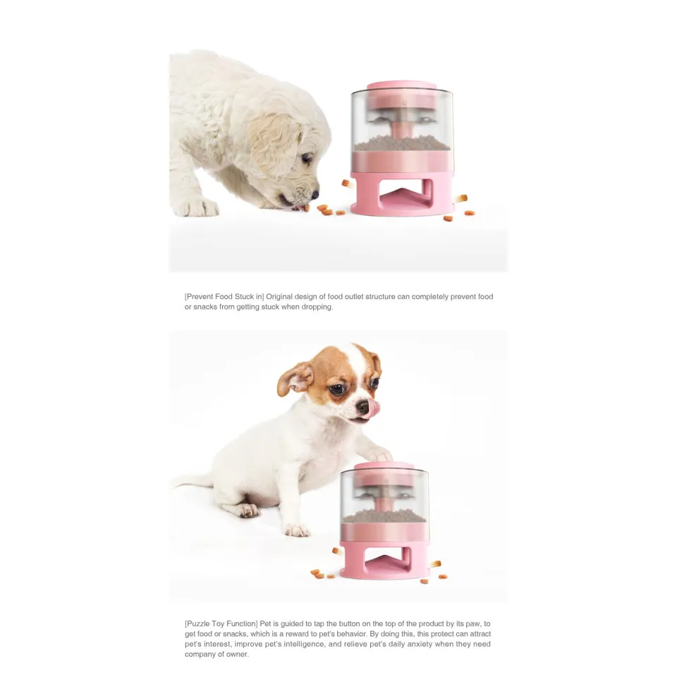 ظرف غذای مخزن دار سرگرم کننده سگ و گربه Pet Fun Food Catapult - Round