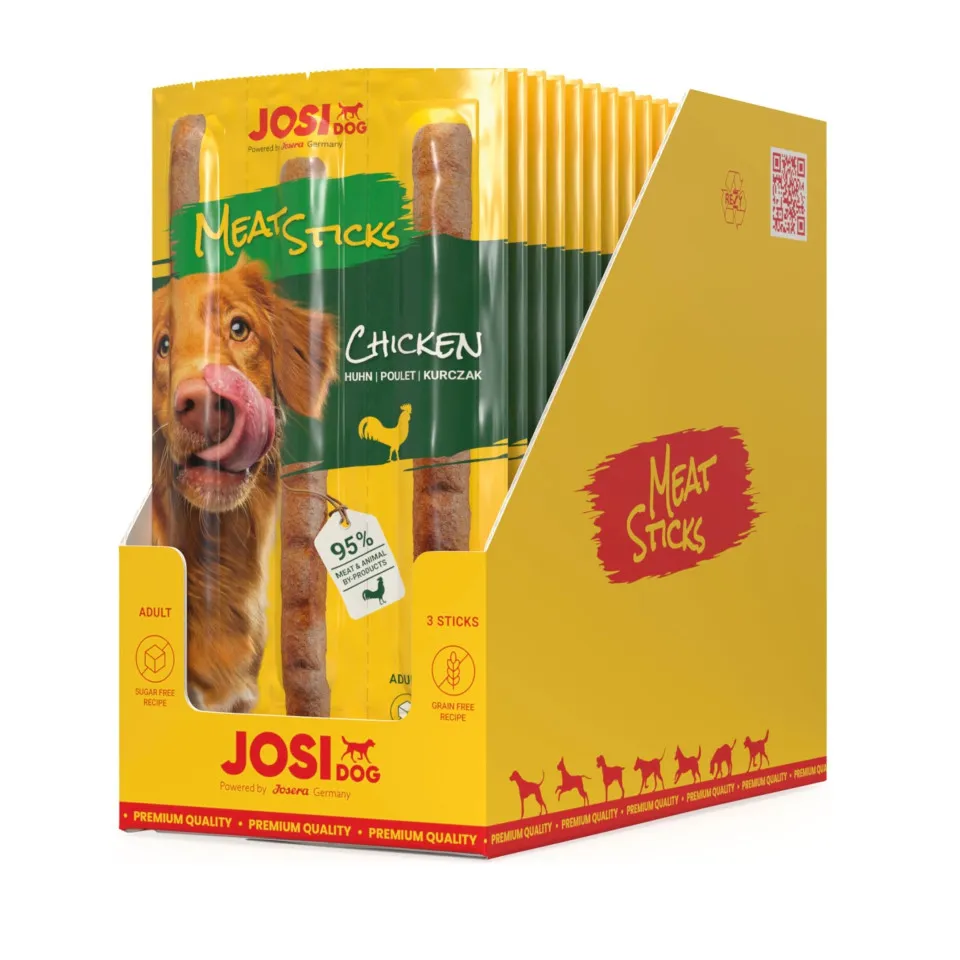 تشویقی مدادی سگ جوسرا جوسی مرغ Josera Josi Dog Meat Sticks Chicken