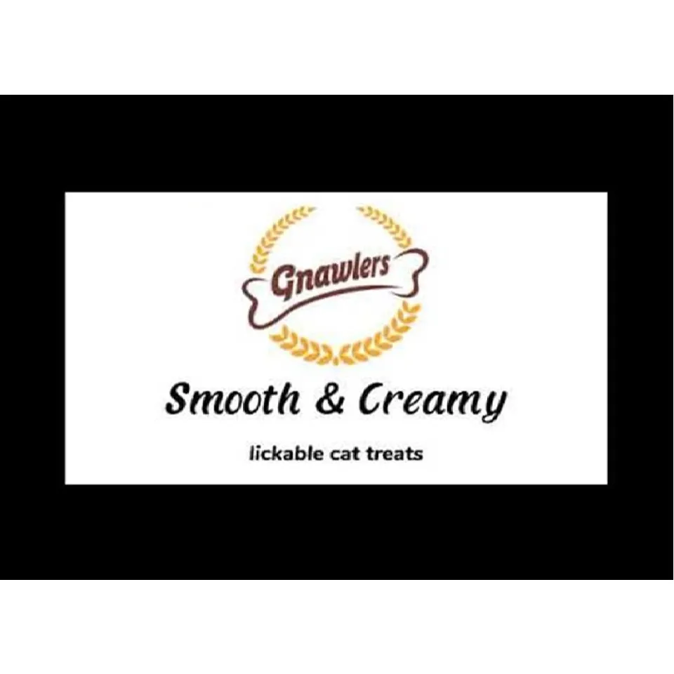 بستنی گربه گنالرز صدف آبی و تورین Gnawlers Smooth & Creamy Lickable Cat Treat Mussel Flavour Mega Pack 