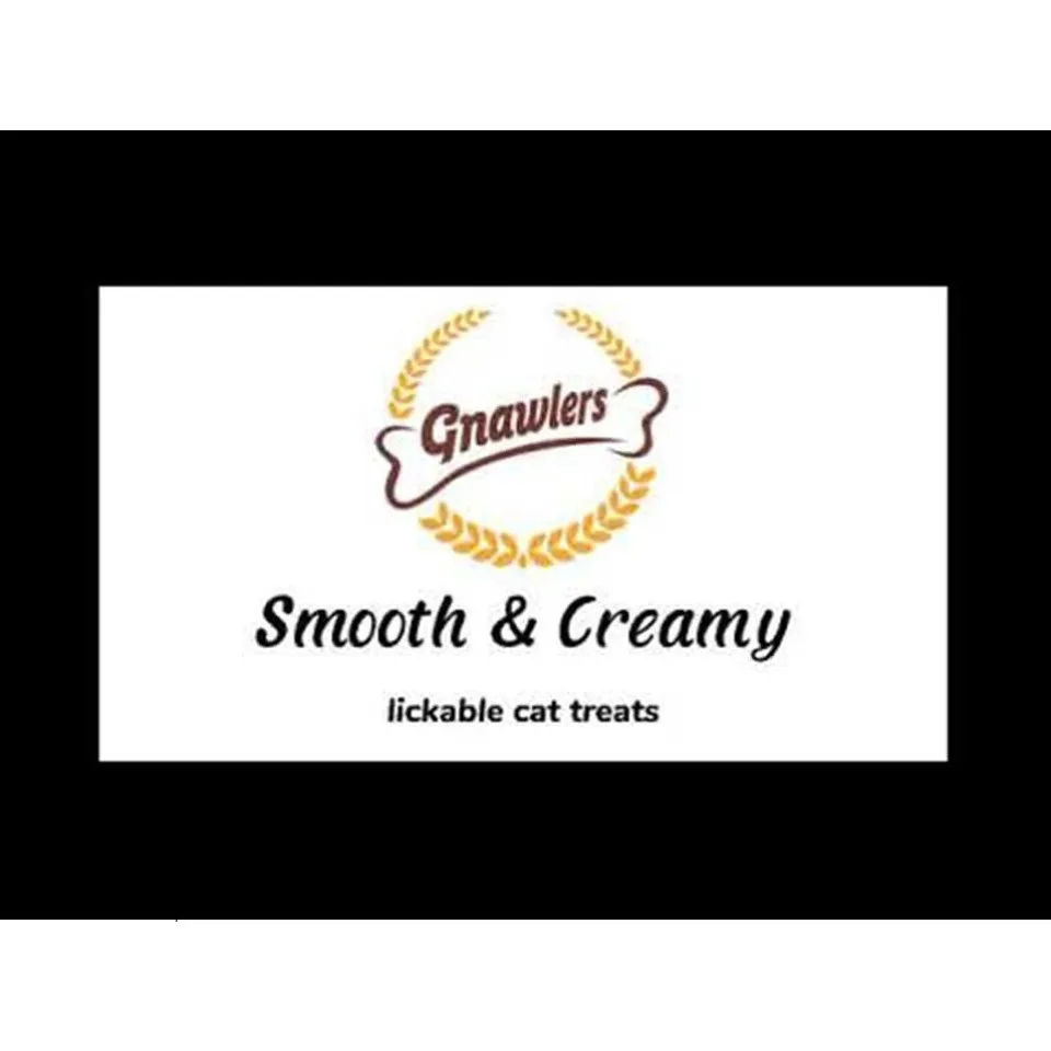 بستنی گربه گنالرز خرچنگ و تورین  Gnawlers Smooth & Creamy Lickable Cat Treat Mix Flavour Mega Pack 15g x 20 pcs