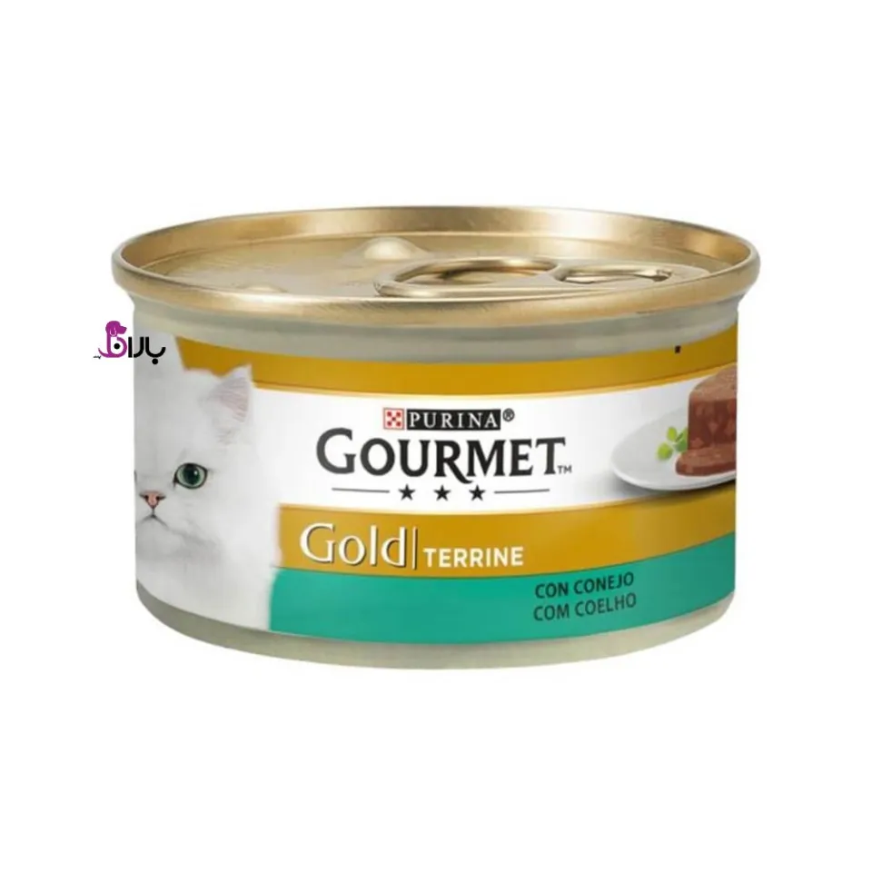 کنسرو گربه گورمه گلد خرگوش (85 گرم)