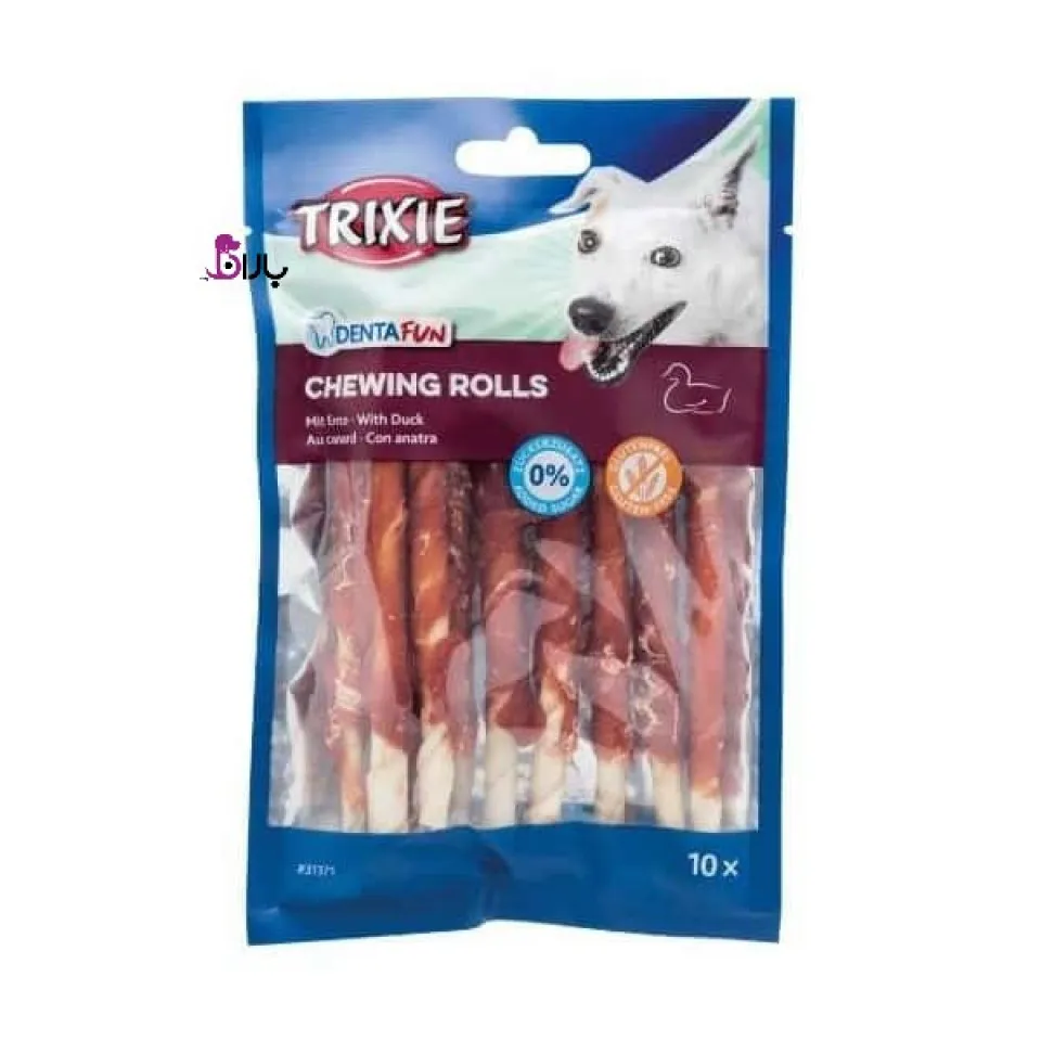تشویقی دنتال سگ تریکسی دورپیچ اردک Trixie Chewing Rolls With Duck