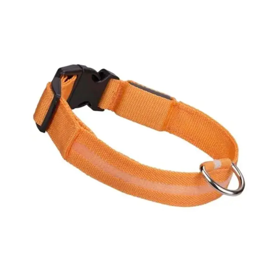 قلاده گردنی سگ با چراغ ال ای دی Dog Collar With LED light Size L