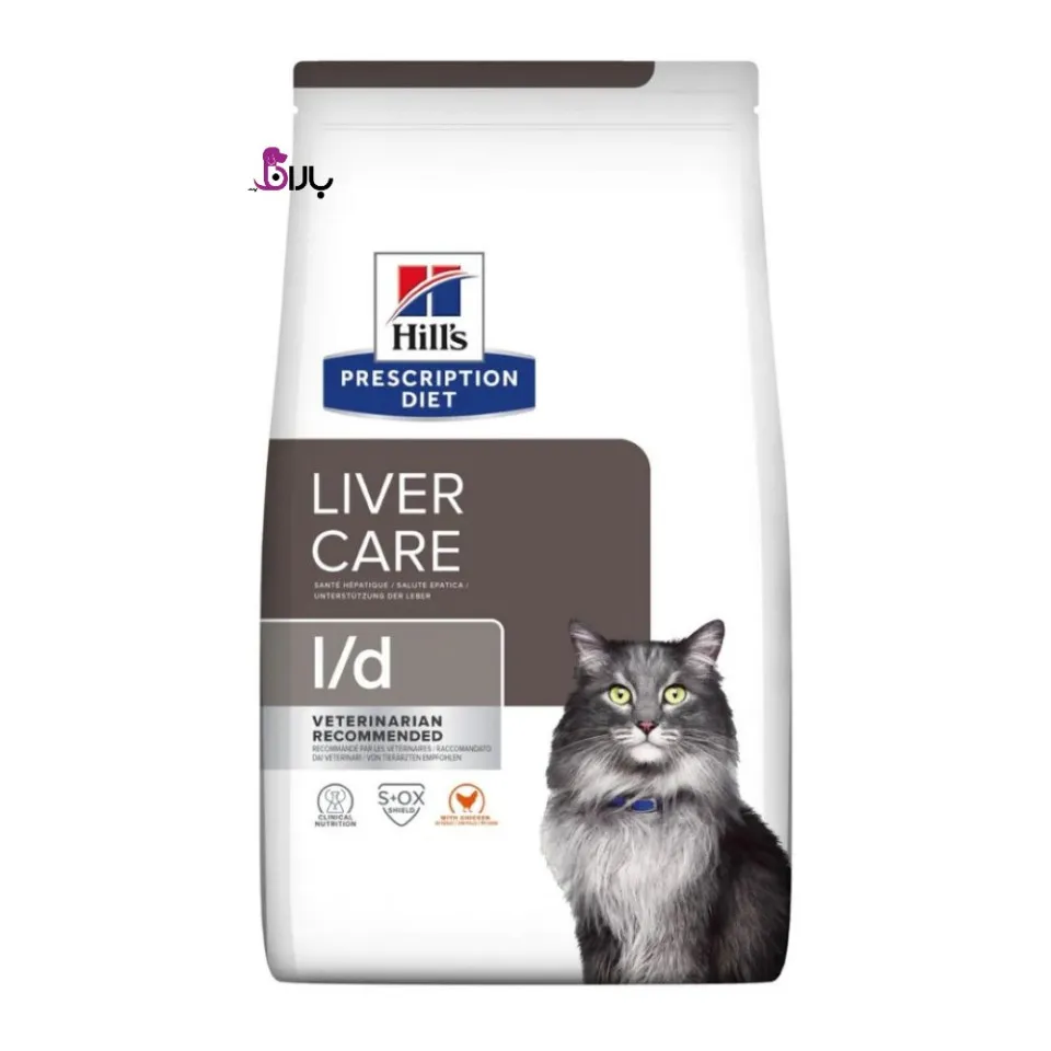 غذای خشک گربه بالغ هیلز مدل Liver Care مراقبت از کبد با طعم مرغ 
