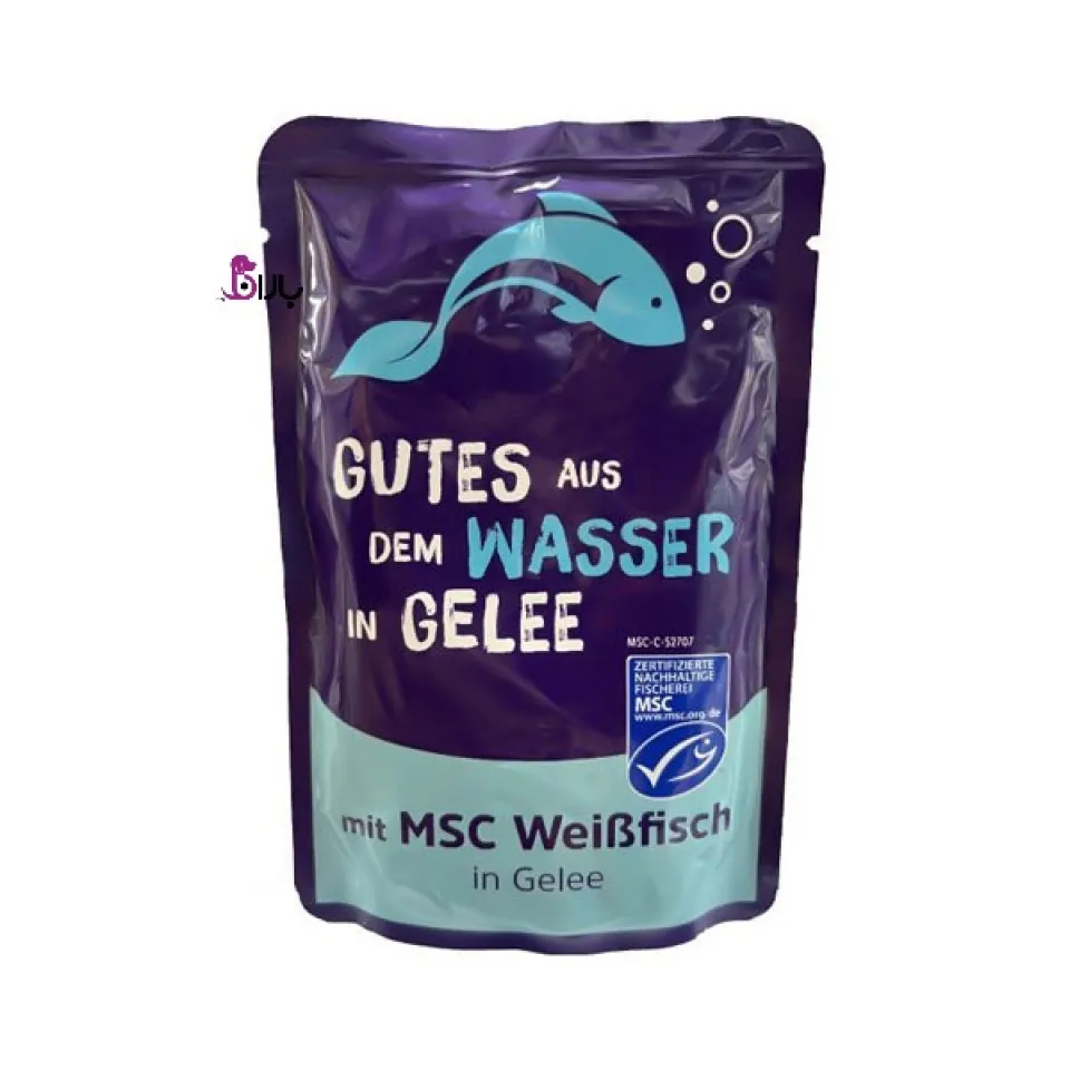 پوچ گربه ماهی سفید در ژله کوشیدا – Coshida white fish Wet Cat Food In Gelle