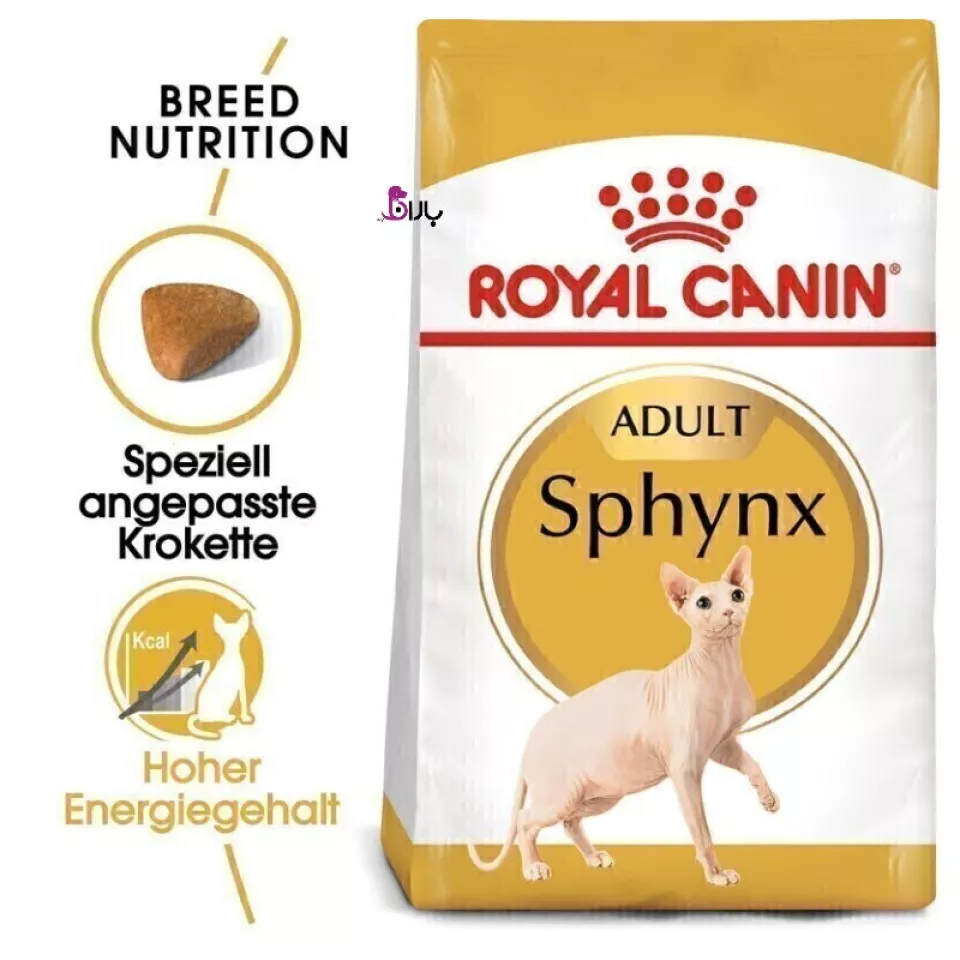 غذای خشک گربه اسفینکس بالغ رویال کنین Royal Canin Adult Sphynx وزن 2 کیلوگرم