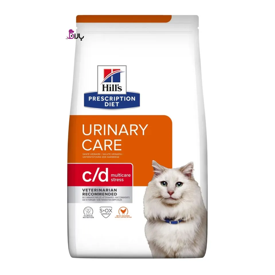 غذای خشک گربه هیلز مدل Urinary Multicare Stress با طعم مرغ